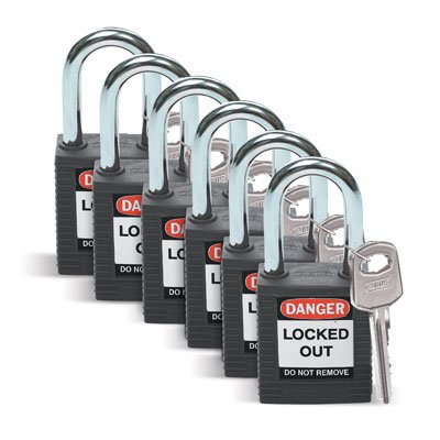 Brady Ribbed Safety Padlock - Image 2