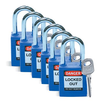 Brady Ribbed Safety Padlock - Image 3