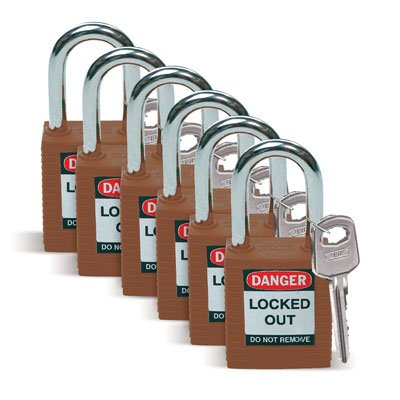 Brady Ribbed Safety Padlock - Image 4