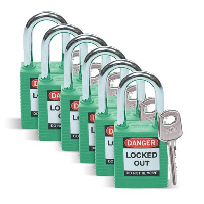 Brady Ribbed Safety Padlock - Image 5