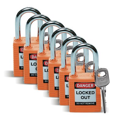 Brady Ribbed Safety Padlock - Image 7