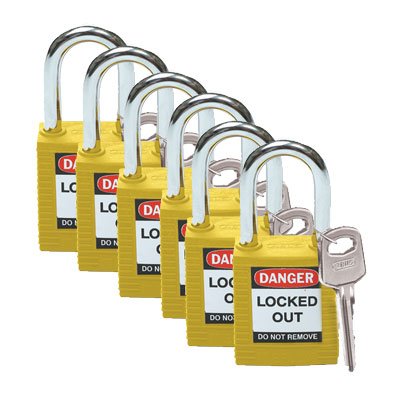 Brady Ribbed Safety Padlock - Image 11