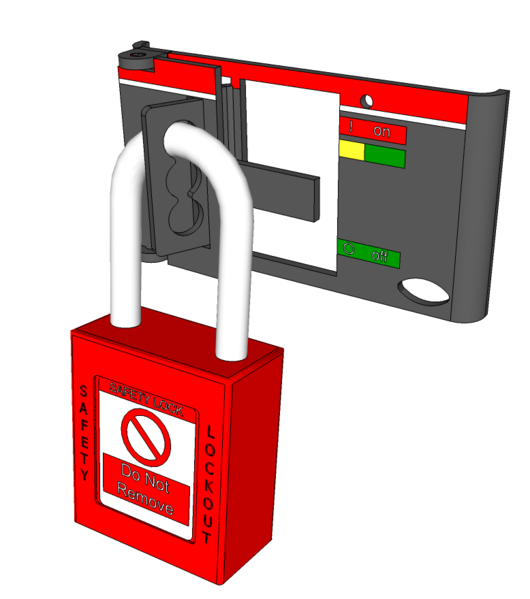 ABB T1-T2-T3 MCCB Padlock Device - Image 3