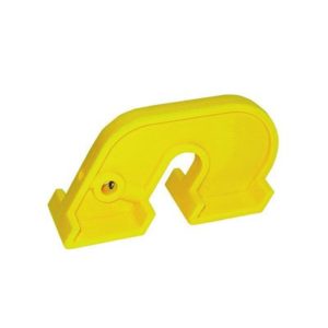 Large Yellow Circuit Breaker Lockout Device