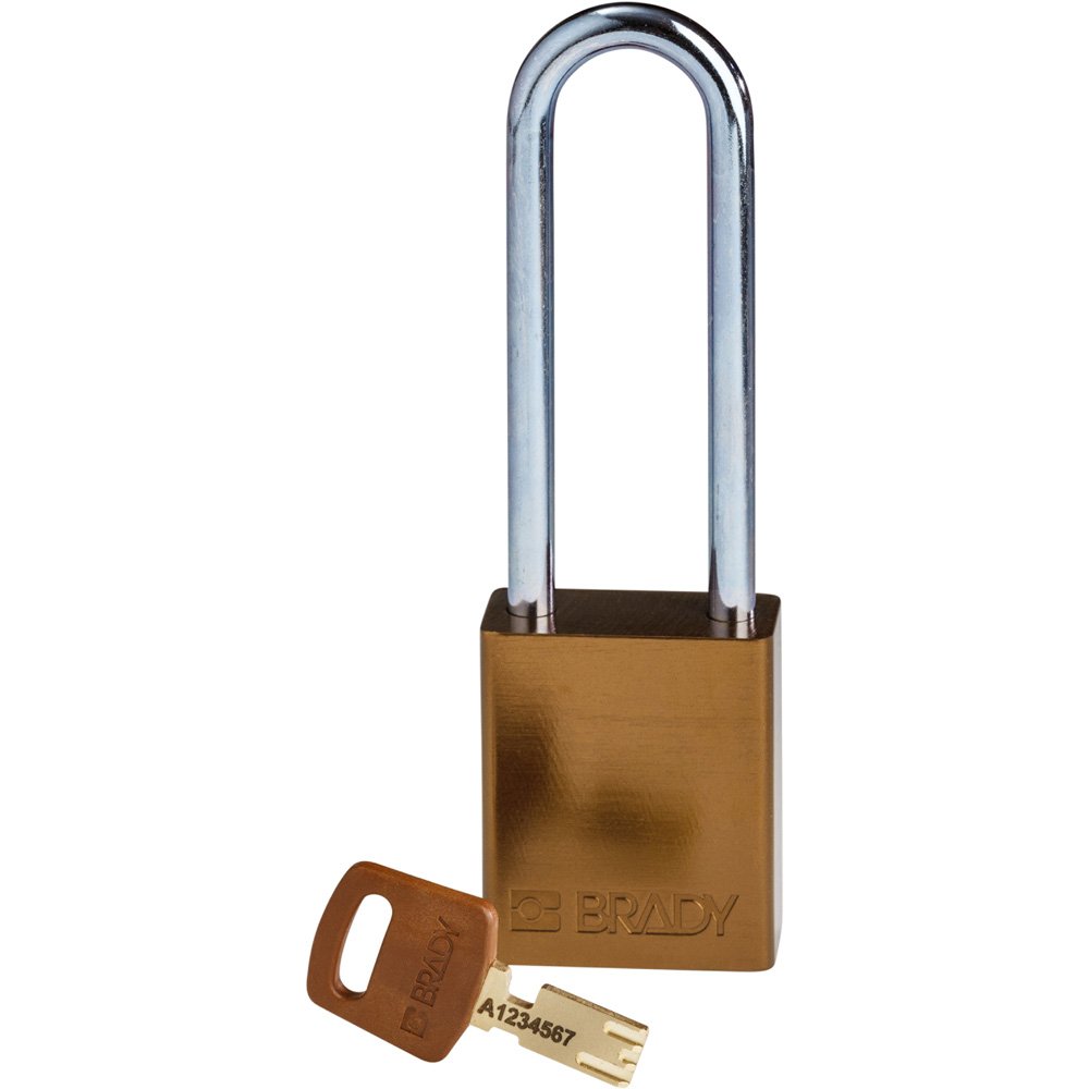 Brady SafeKey Padlock Aluminium Long Shackle - Image 10