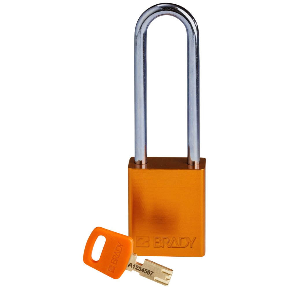 Brady SafeKey Padlock Aluminium Long Shackle - Image 8