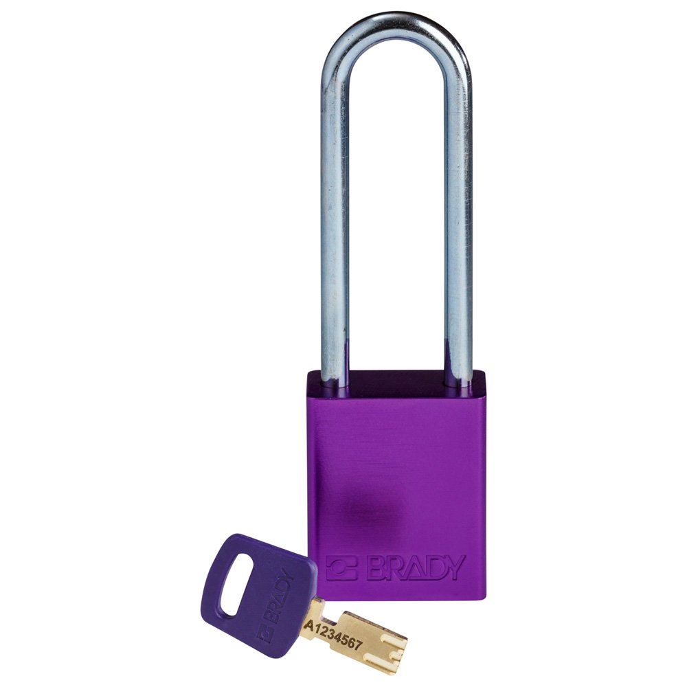 Brady SafeKey Padlock Aluminium Long Shackle - Image 7