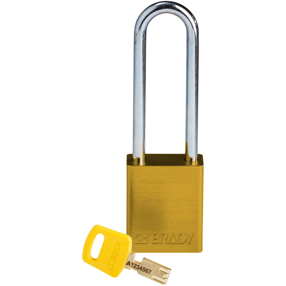 Brady SafeKey Padlock Aluminium Long Shackle - Image 4