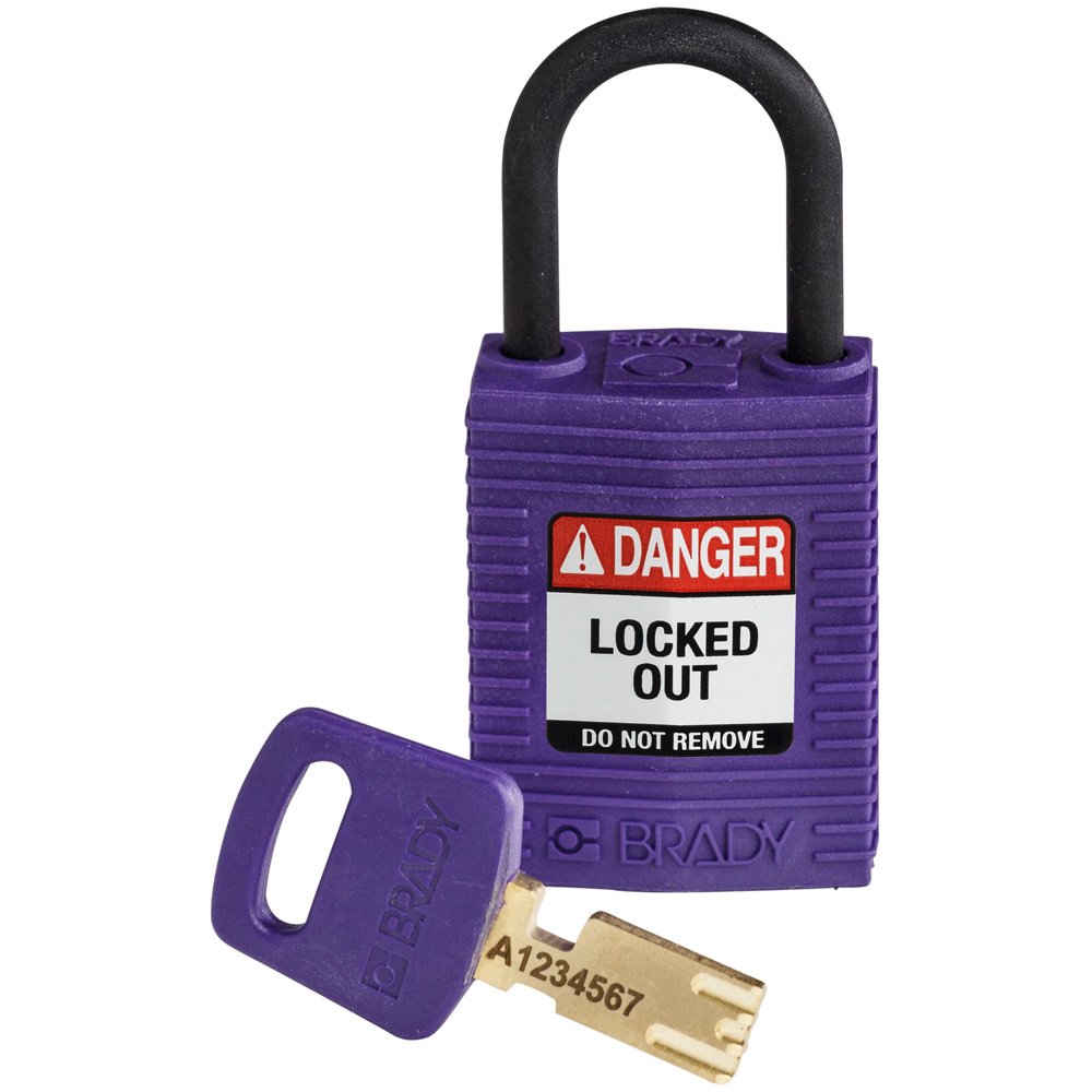 Brady SafeKey Padlock - Nylon - Image 7