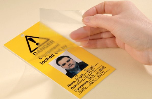 Photo ID Tag - Danger, This tag and lock to be removed only by - Image 2