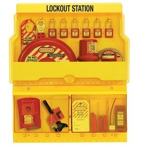 Master Lock Electrical & Valve Lockout Station with Contents