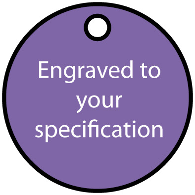 Purple Dog Tag
