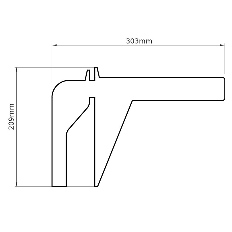 VLO-BAN-F07 Dimensions