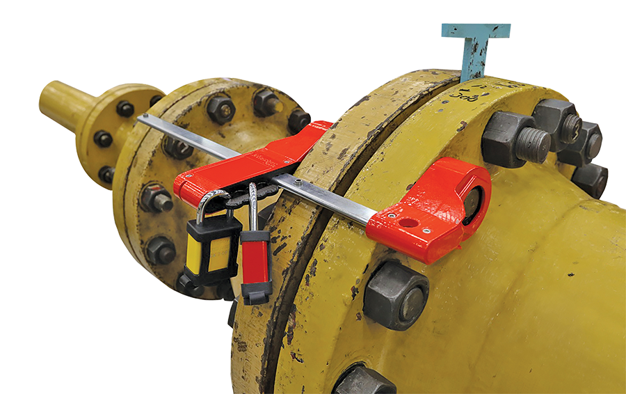 Master Lock Blind Flange Lockout Device