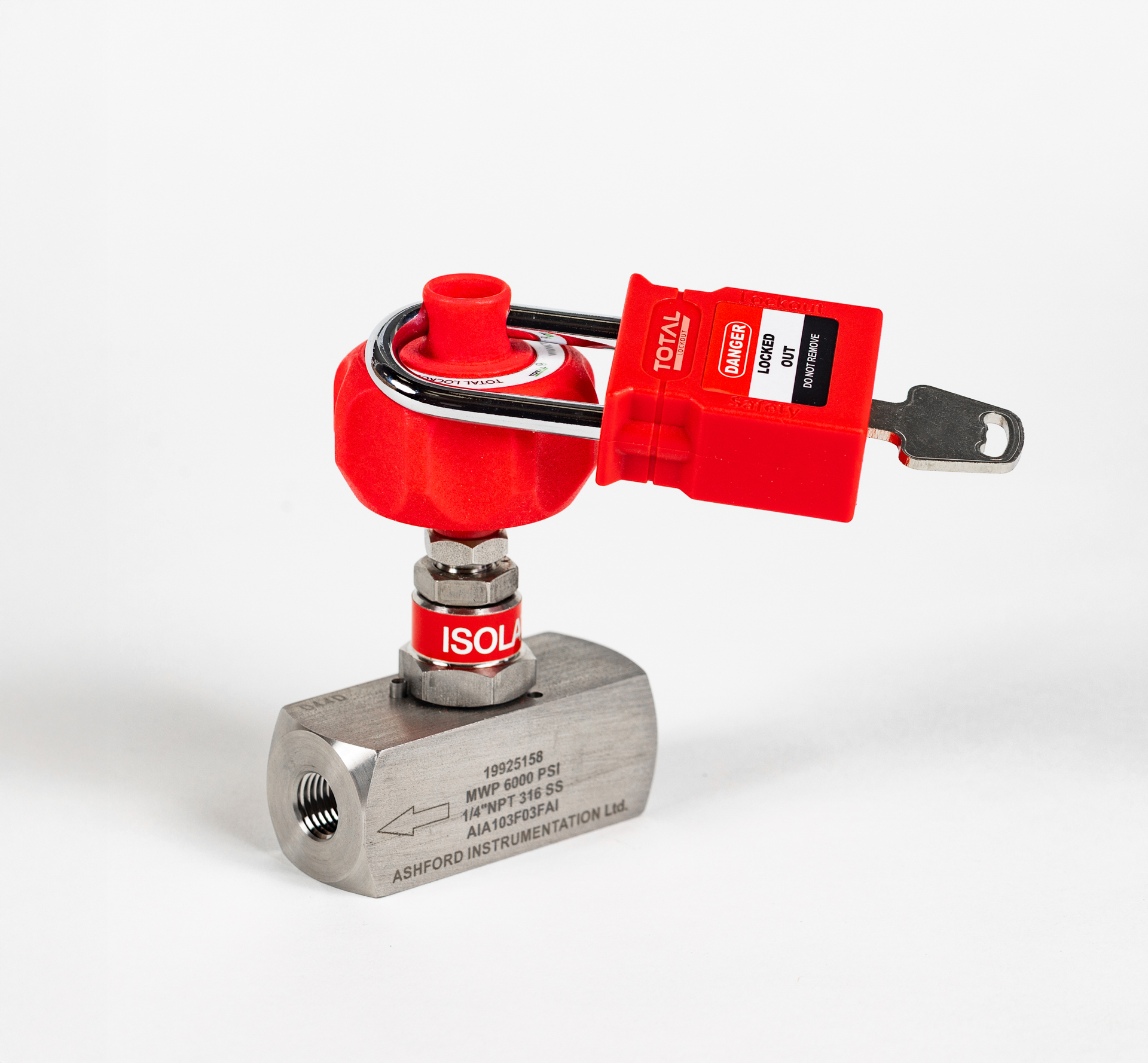 Needle Valve Lockout (Padlockable)