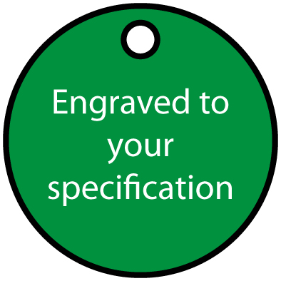 Green Dog Tag
