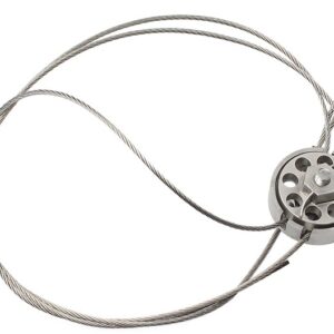 Stainless Steel Rotating Head Cable Lockout Cable Only